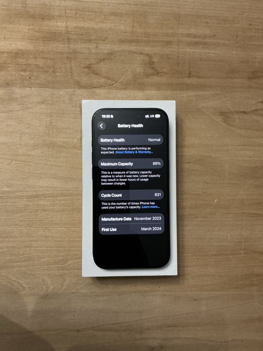 iPhone 15 Pro 128 gb Black Titanium