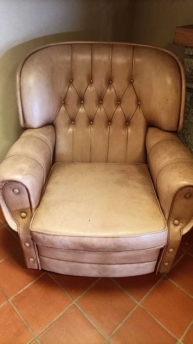 Sofas em pele vintage