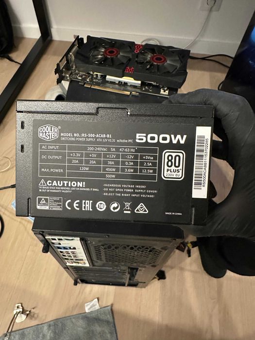 Power Supply - Cooler Master 500W 80+ Gold - Usada