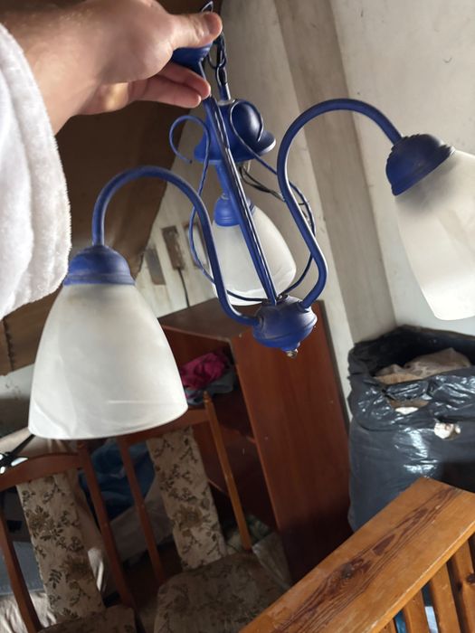 Żyrandol kryształowy pokojowy lampa sufitowa