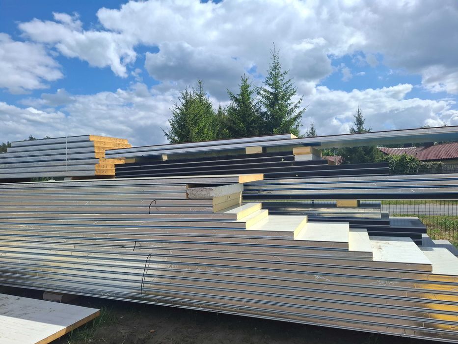 Płyty warstwowe obornickie poliuretan / 2 gatunek OD RĘKI