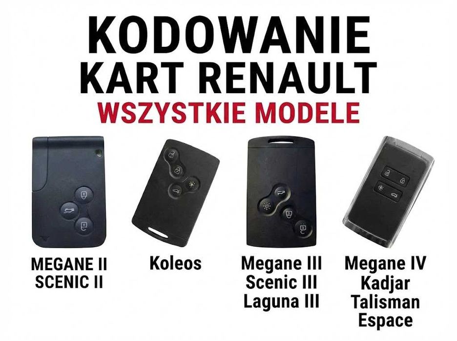 Karta + Kodowanie Renault