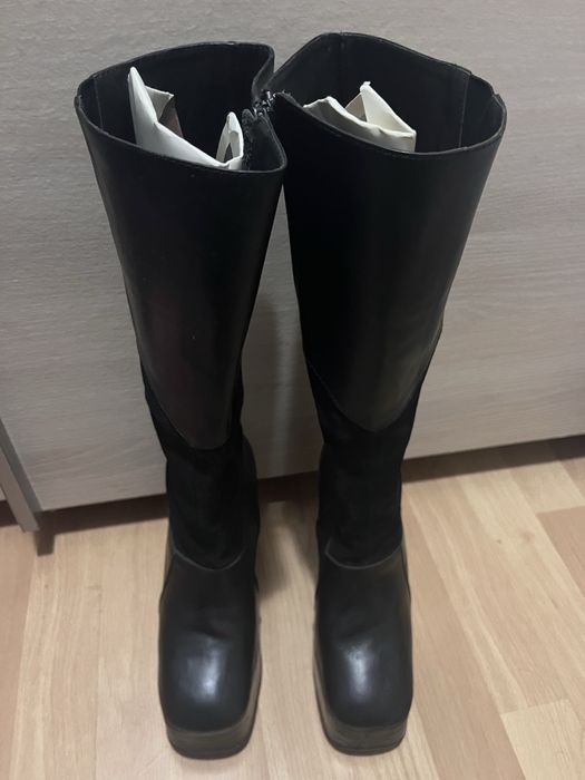 Botas cano alto n36 salto 11 cm