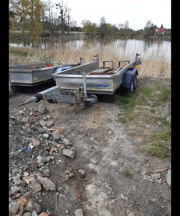 Przyczepa przyczepka laweta pod koparke  2 sztuki