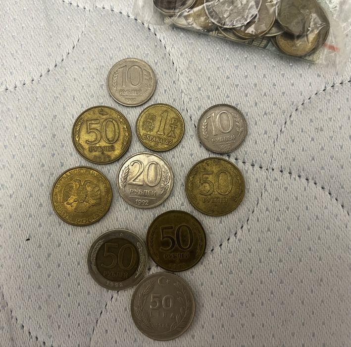 Старые Монеты и бумажные деньги разных стран