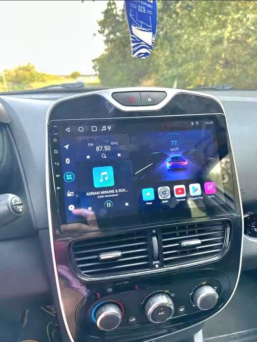 Rádio Android 14 com GPS Renault Clio 4 (Novo)