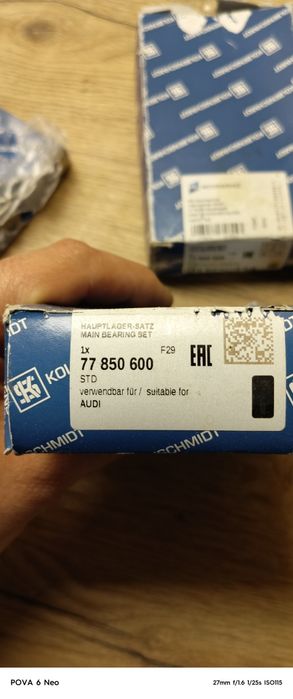 Вкладиші корінні .Ауді ,Фольцваген