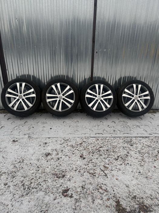 Felgi aluminiowe Cygnus 17” OEM VW + opony Kormoran UHP 225/45 R17