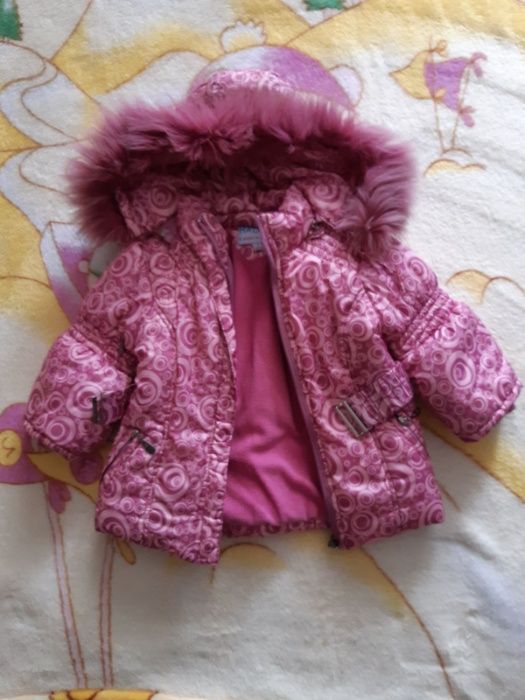 Зимний комбинезон 3 в 1 для девочки от 1,5 до 3 лет