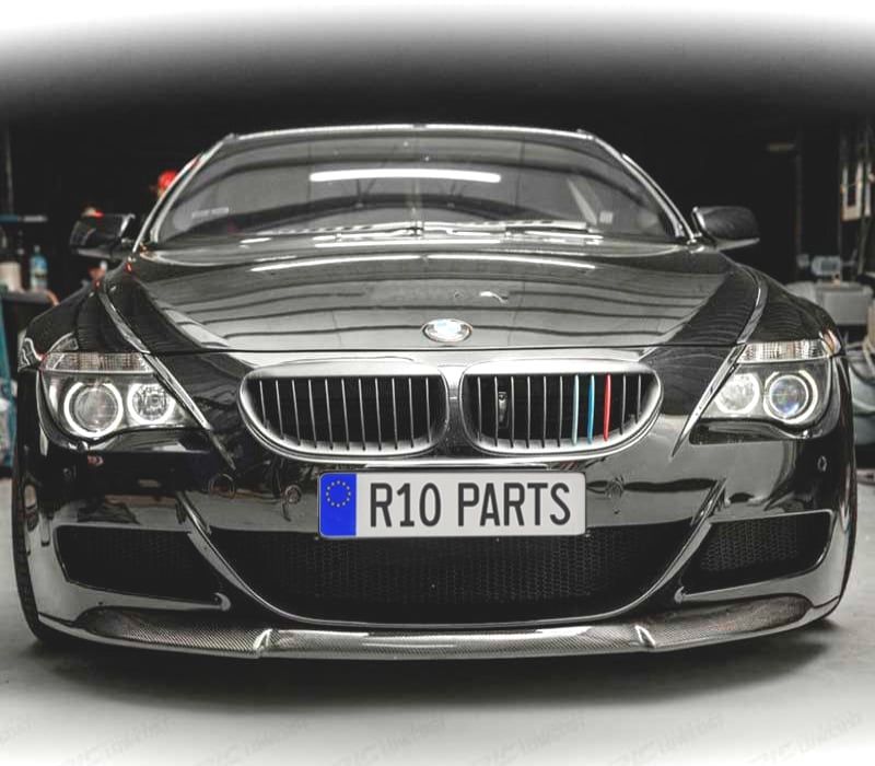 SPOILER LIP FRONTAL BMW E63 03-10 LOOK M6 CARBONO