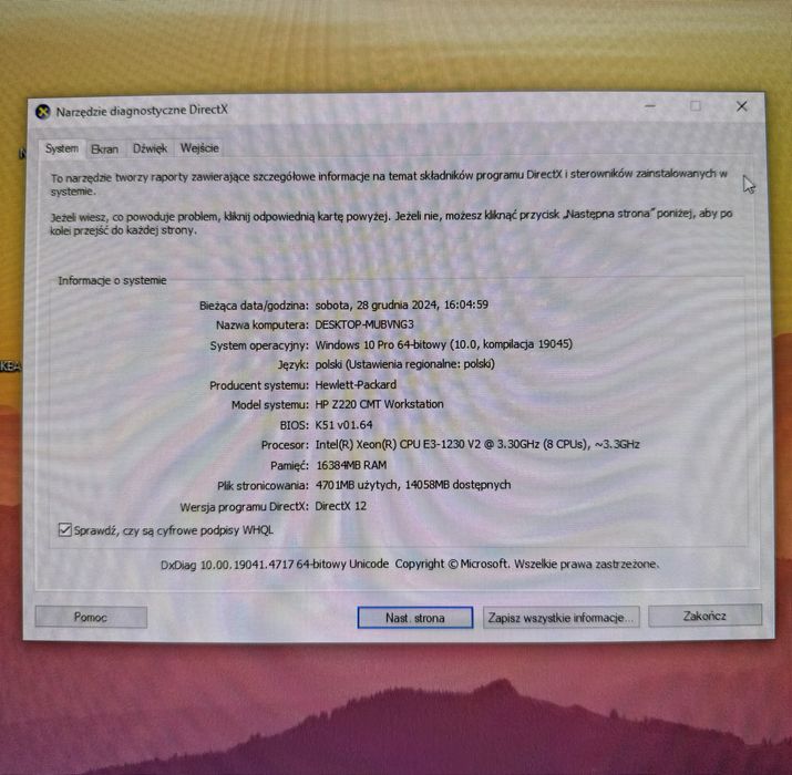 Komputer stacjonarny Nvidia Geforce