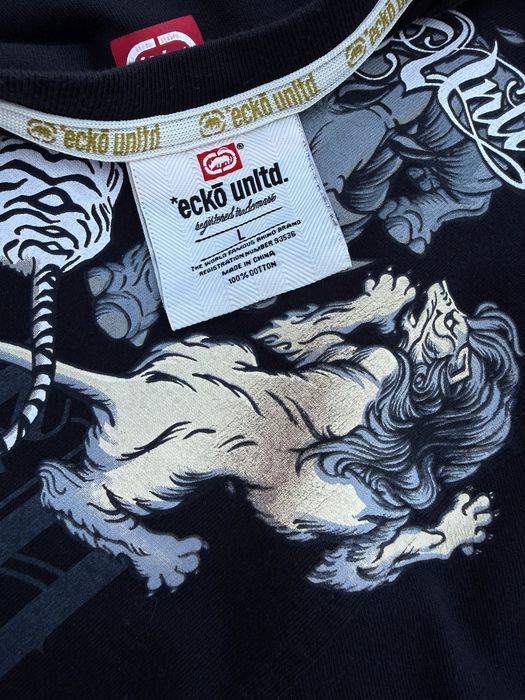 Ecko Unltd Big Logo Shirt Size:L футболка Y2K