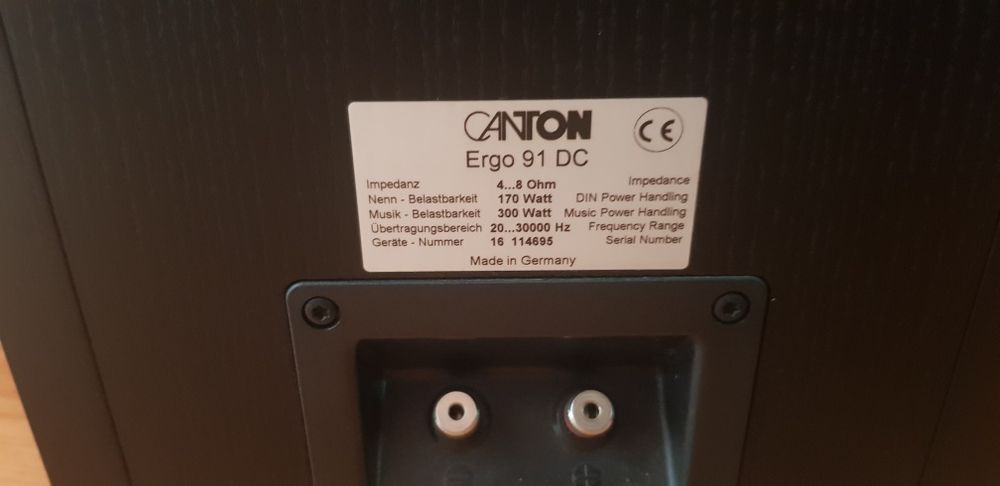 Kolumny CANTON Ergo 91 DC