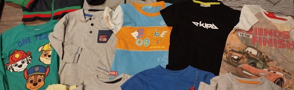 17 bluzek dla 3-4 latka