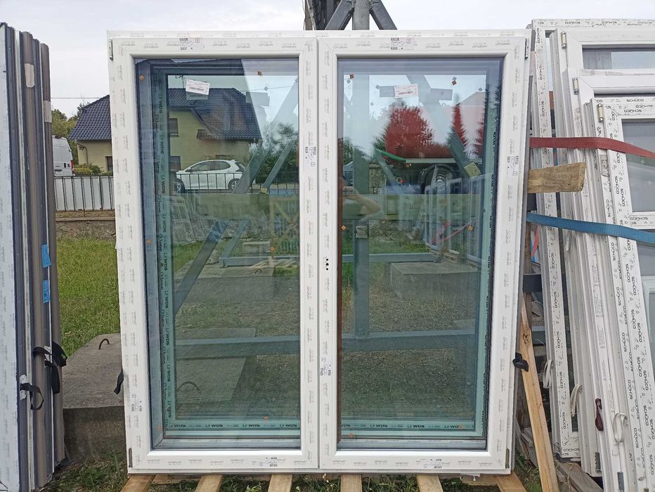 Okno tarasowe pcv 180/200 antracyt