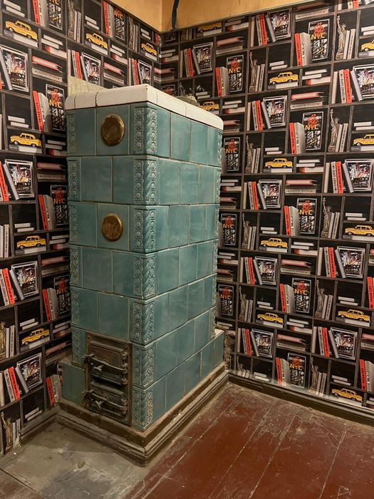 Kafle po rozbiórce pieca