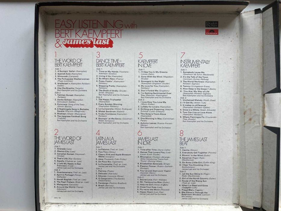 Lote Vinil: 3 Caixas Antológicas + Álbum (25 Discos) – Reader's Digest