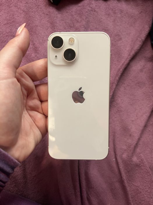 Iphone 13 mini 256 gb biały SUPER STAN + KABEL I ETUI GRATIS