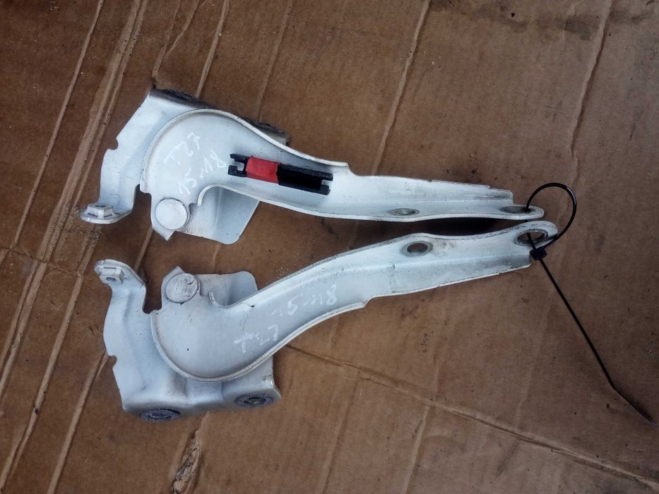 toyota AVENSIS T27 15-18 zawiasy maski kolor 040 białe II lift