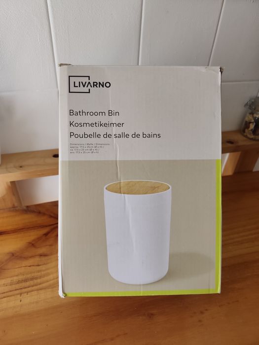Balde lixo WC novo