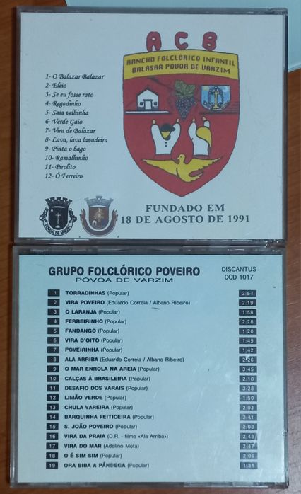 2 CDs  música Ranchos folclórico Póvoa de Varzim s
