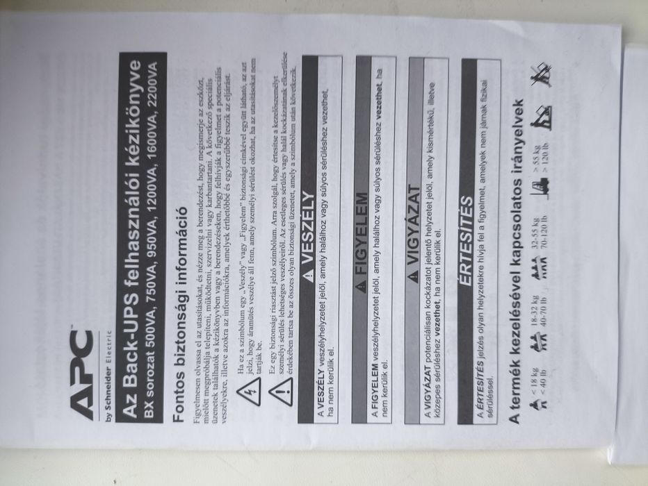 Джерело безперебійного живлення APC Easy UPS 1600VA, IEC (BVX1200LI)