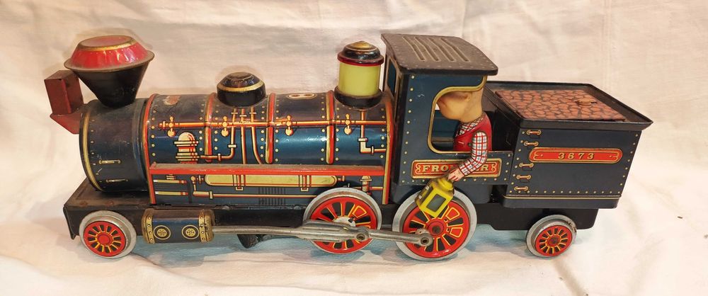 Brinquedos Vintage Chapa Comboio Camião Reboque