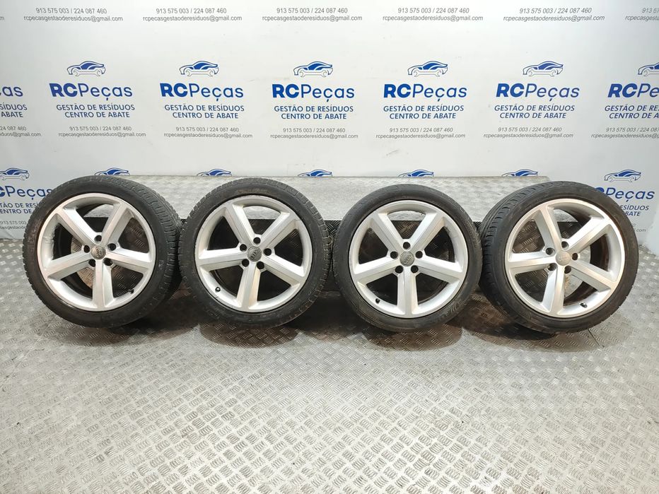 Conjunto de jantes 18 originais Audi A4 B8 S-Line 8J ET47 5x112