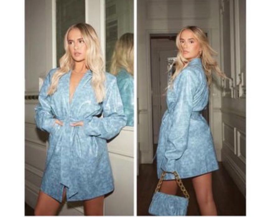 Пиджак кожа крокодила