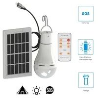 Led solar com comando