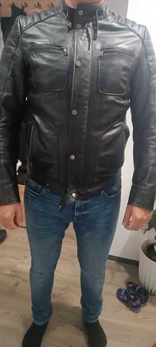 Шкіряна куртка чоловіча 50