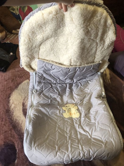 Меховой чехол для санок