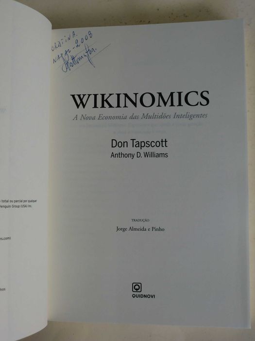 Wikinomics
de Don Tapscott