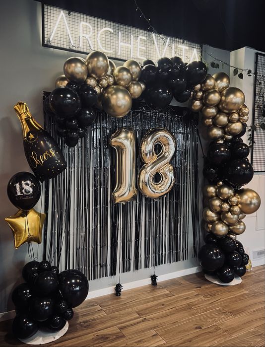 Dekoracje balonowe Świąteczne i Sylwestrowe na terenie Łodzi i okolic