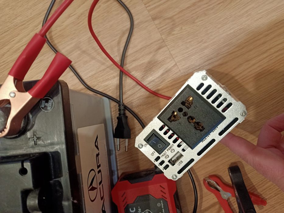 Комплект для освітлення, АКБ AGM + інвертор + зарядне