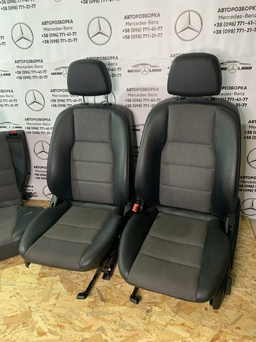 Mercedes c-klass w204 салон сідушкі карти задній діван