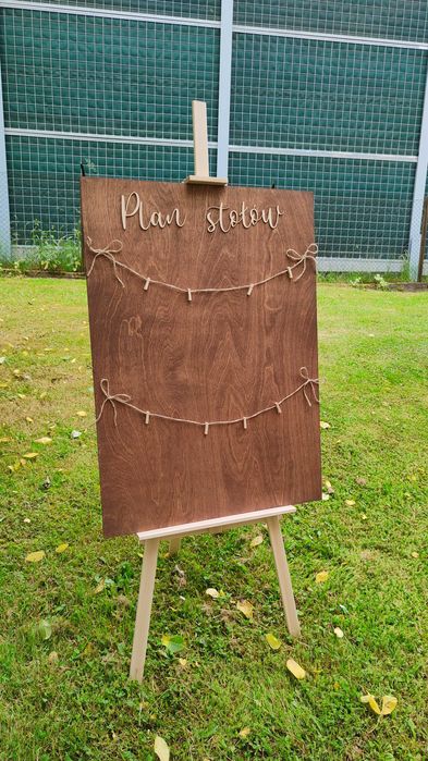 Ślub - plan stołów