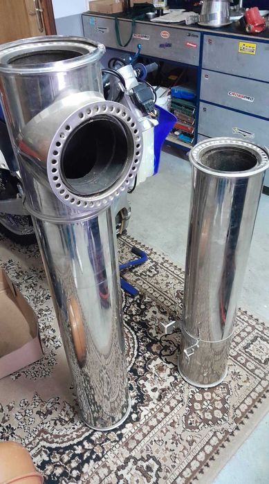 Acessórios e deposito de caldeira de aquecimento