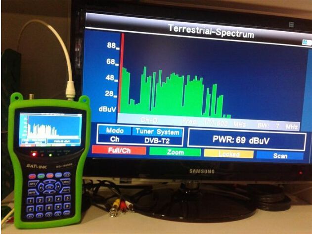 Satlink WS-6979SE Combo HD DVB-T/T2 e DVB-S/S2 MPEG4 Entrega imediata.64740064346371124
