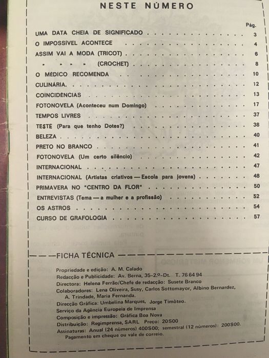 Revista Presença Feminina, n2, 1976