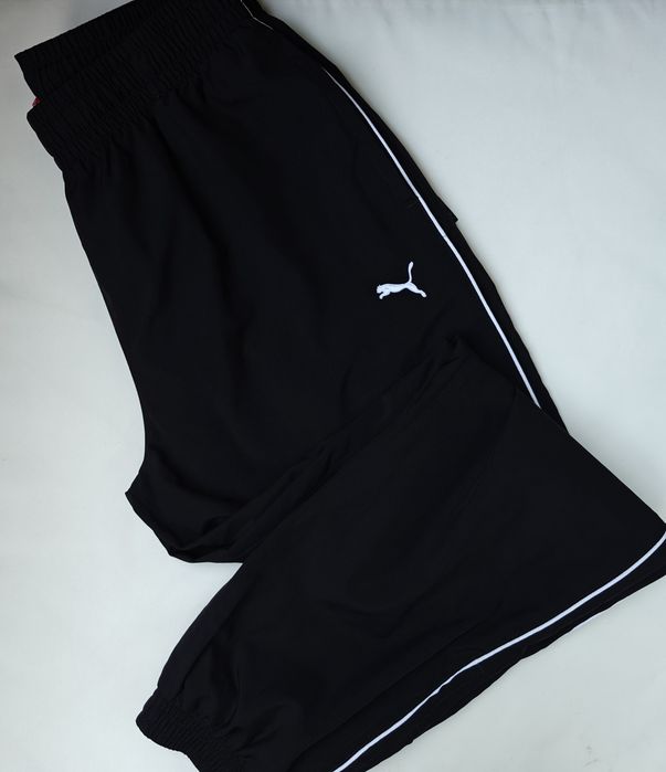 Puma spodnie dresowe sportowe męskie czarne L