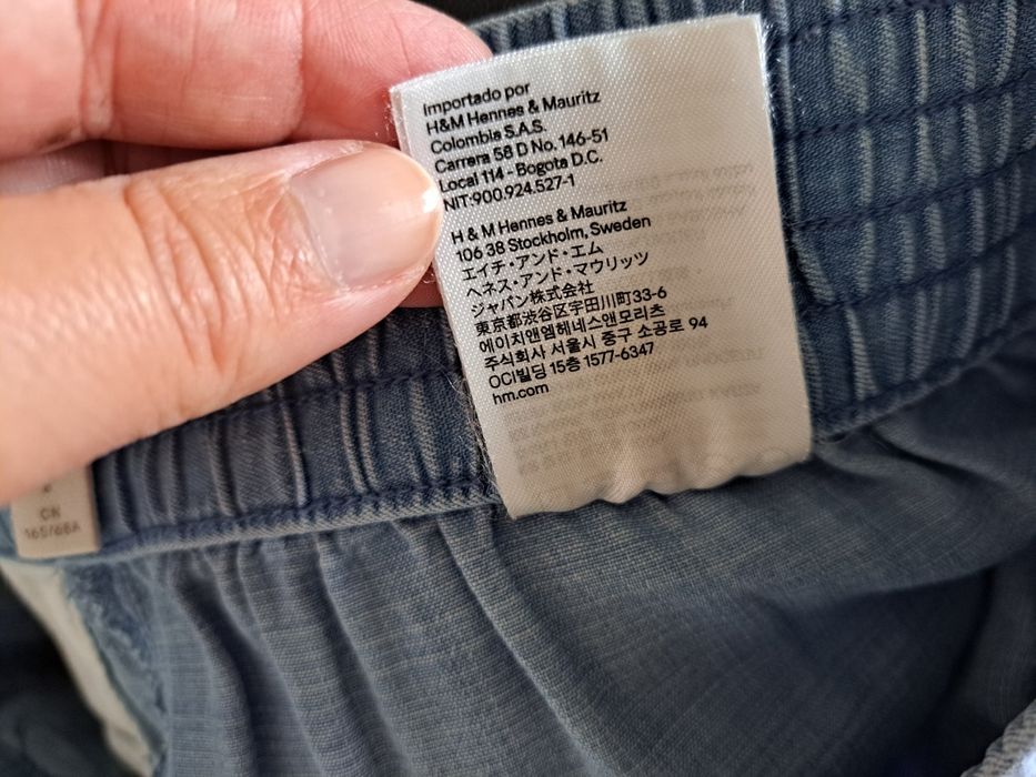 Calças de ganga fininha H&M 36 mulher
