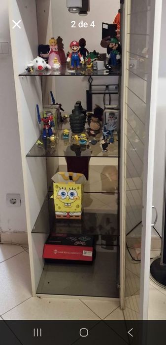 Móvel com Porta de vidro 2 móveis