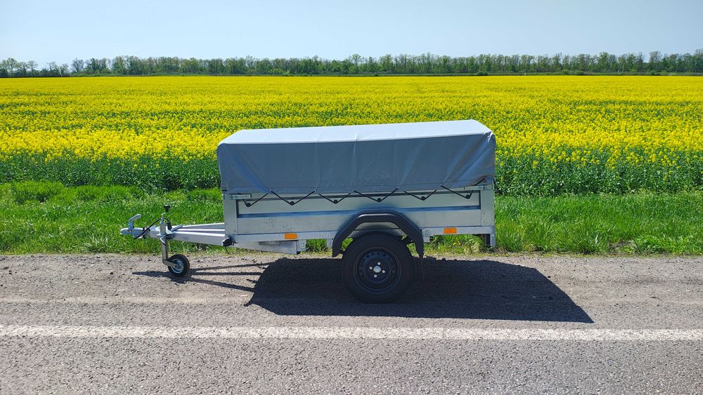 Причіп 2000х1250 оцинкований,  одновісний.