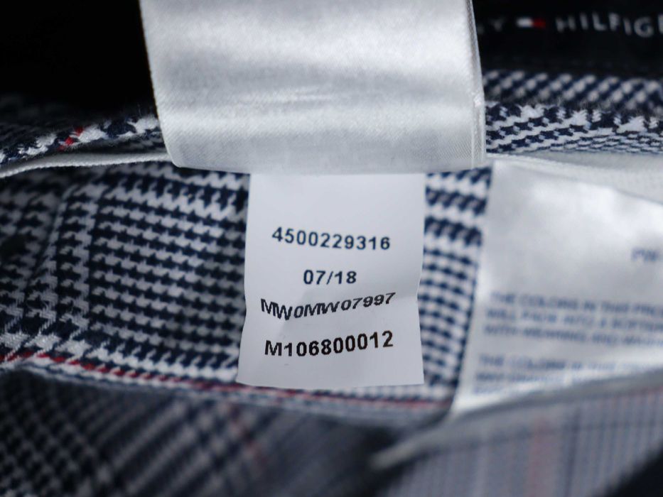 Tommy Hilfiger denton stretch chino męskie spodnie chinosy soft W32 M