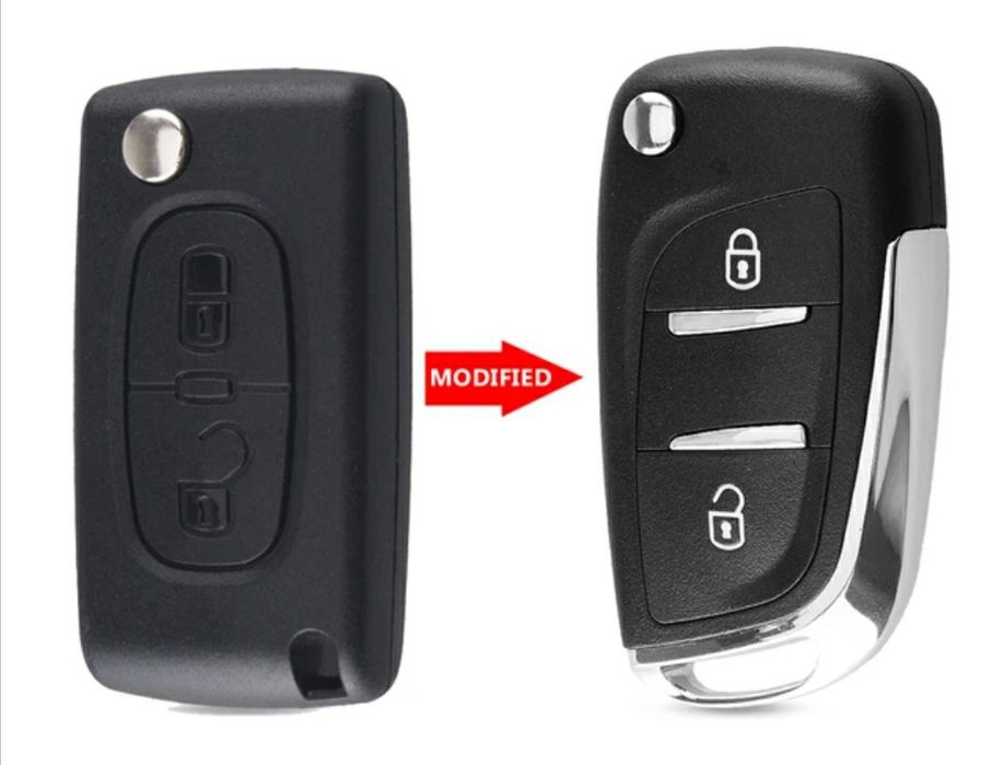 Carcaça chave Citroën 3 botões