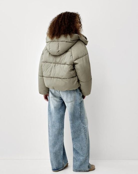 куртка пуховик Bershka М