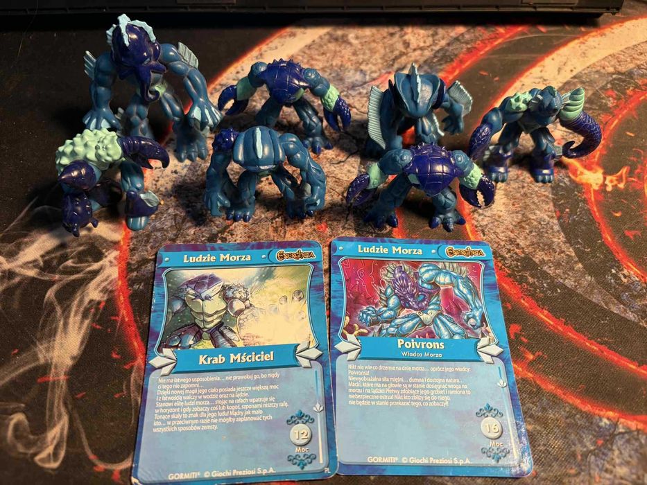 Figurki z serii Gormiti