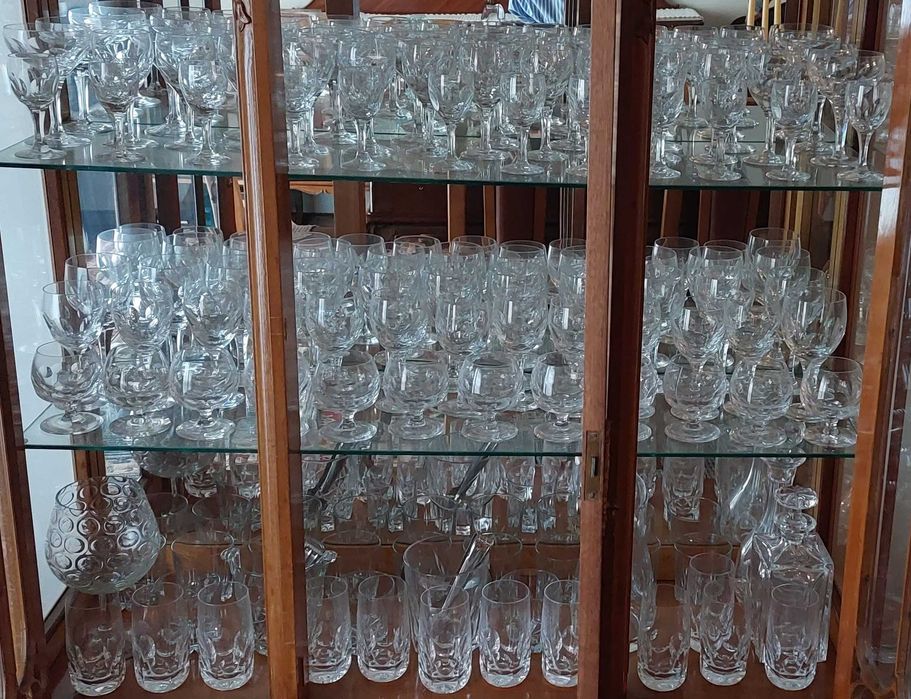 Serviço de Copos Cristal Atlantis como novo