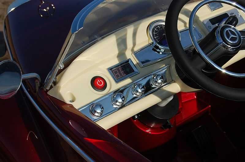 Auto samochód na akumulator Mercedes Benz 300S Retro autko na pilota